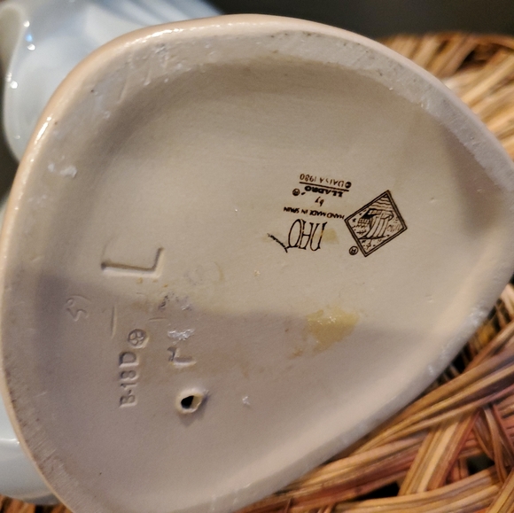 Vintage Lladro Girl with rabbit - Picture 7 of 7